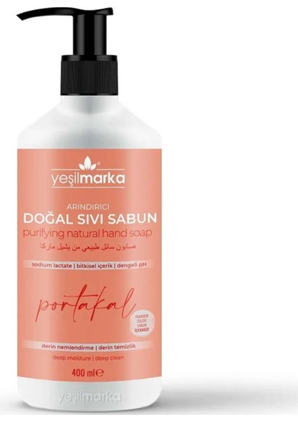 Arındırıcı Doğal Sıvı Sabun Portakal 400 ml