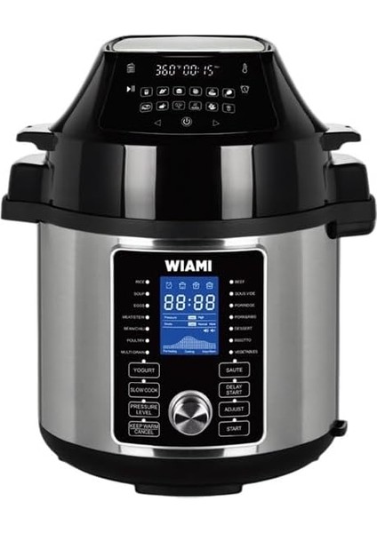 Düdüklü Tencere ve Airfryer Özellikli Akıllı Pişirici
