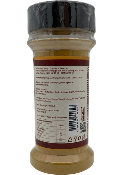 Tuzluk Kapak Köri 90 gr fiyatları