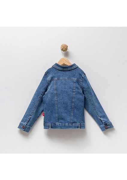 Basic Unisex Çocuk Mavi Kot Ceket fiyatları
