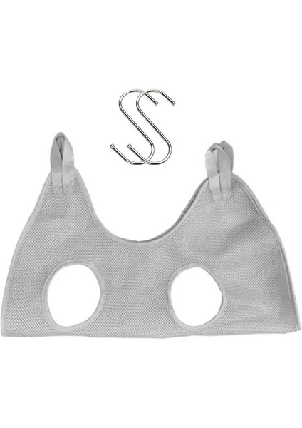 Kedi Tımar Tırnak Kesme Anti Scratch Isırık Sabit Torba Banyosu Kesme Kısıtlama Çantası Pet Güzellik Hamak Asma Pet Malzemeleri Renk: Açık Gri/Boyut: XS (Yurt Dışından)