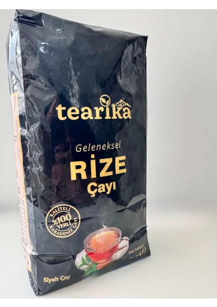 Tearika Geleneksel Rize Çayı 1 kg x 10 Adet – Mayıs Hasadı Doğal Siyah Çay + 500 gr Hediye!