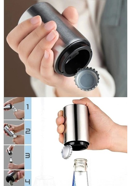 Otomatik Açacak - Otomatik Basmalı Şişe Kapak Açacağı