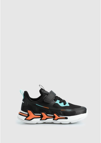 Siyah-Turuncu Erkek Çocuk Sneaker