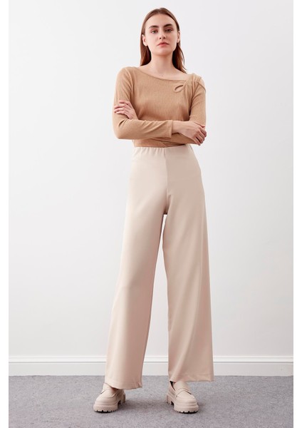 Yüksek Bel Palazzo Pantolon modelleri