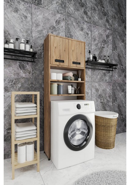 Ross Kapaklı Çamaşır ve Kurutma Makinesi Dolabı