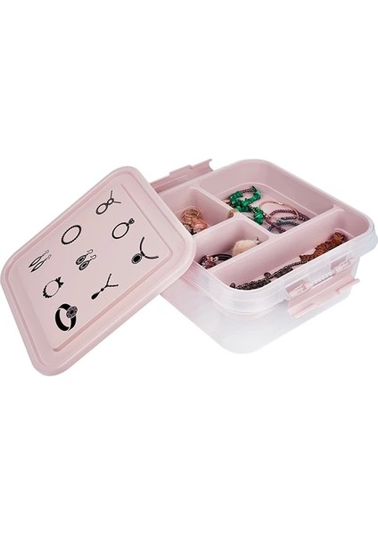 Bijuteri Mücevher Kutusu - Çok Amaçlı Bölmeli Takı Saklama Kutusu modelleri