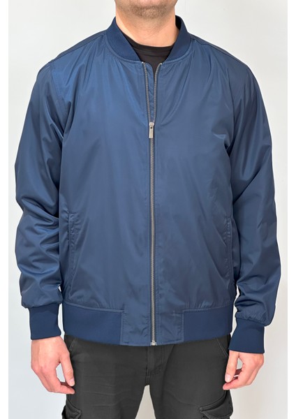 Erkek Kolej Yaka Mevsimlik Ceket Tek Üst REU-9127 Lacivert