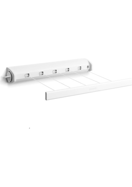 Beyaz Çekmeli Çamaşır Askısı-22 Metre