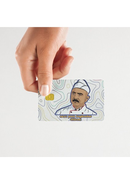 "aşırı Para Kaybından Ölücem" Yazılı Parlak Yüzeyli Kart Kaplama Sticker