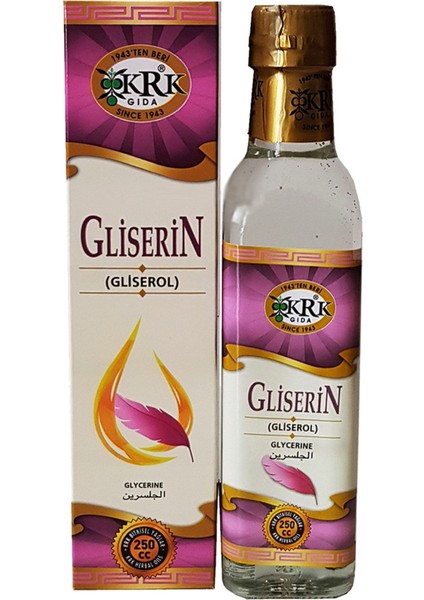Gliserin 250 cc Cam Şişede Gliserol 250 Ml.