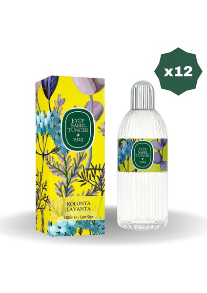 Lavanta Kolonyası 400 ml - 12 Adet