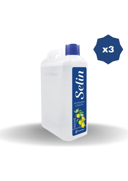 Limon Kolonyası 900 ml Bidon - 3 Adet