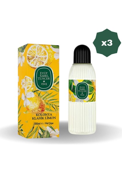 Limon Kolonyası 200 ml - 3 Adet