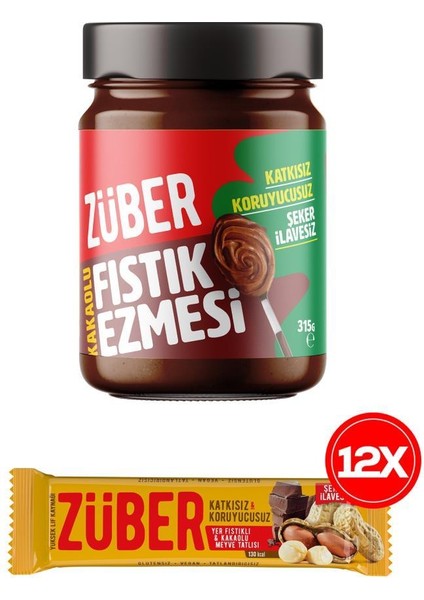 Yer Fıstığı Şöleni (Fıstık Ezmesi ve Fıstıklı Kakaolu Meyve Bar)