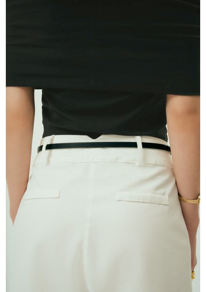 Rise Gabardin Şort