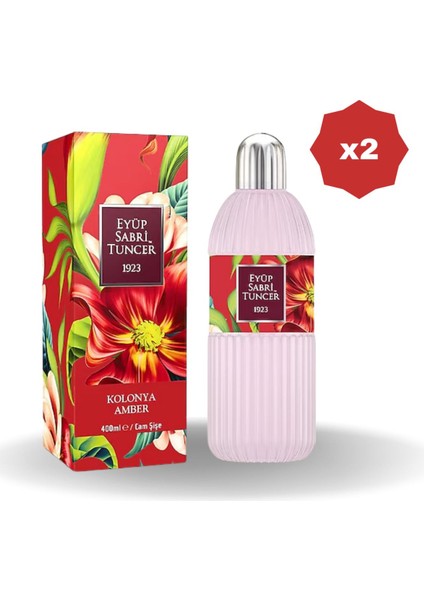 Amber Kolonyası 400 ml - 2 Adet