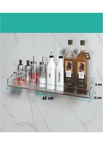 Modern Banyo Rafı / Çok Amaçlı ve Pratik ( Şeffaf Pleksi ) indirimleri