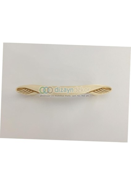 Antik Krem Kaplama Desenli 128 Mm. Kulp