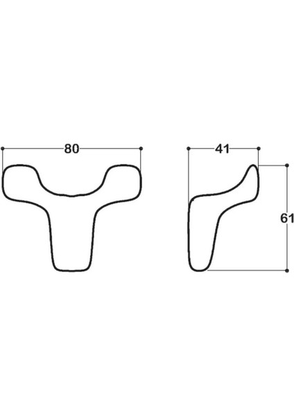Portmanto Askısı Essa Ikili Krom 202005 fiyatları