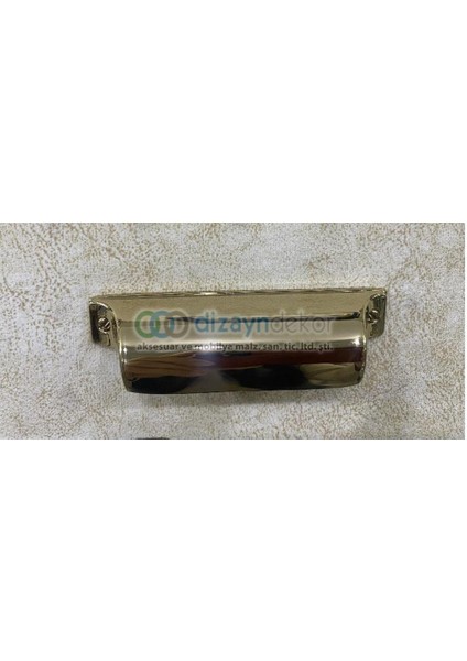 Doka Çekme Kulp Parlak Altın 64 mm 204523
