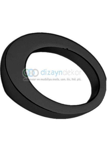 Tondo Mat Siyah Tekli Düğme Kulp