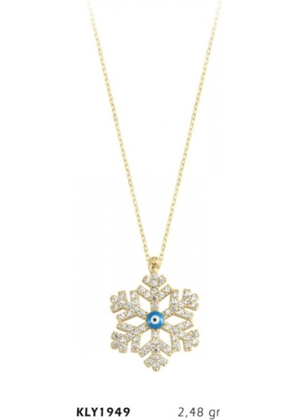 14 Ayar Altın Kar Tanesi Kolye KLY1949