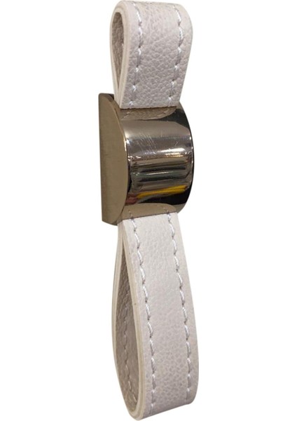 Deri Kulp Dikey Parlak Mocca Krem Deri