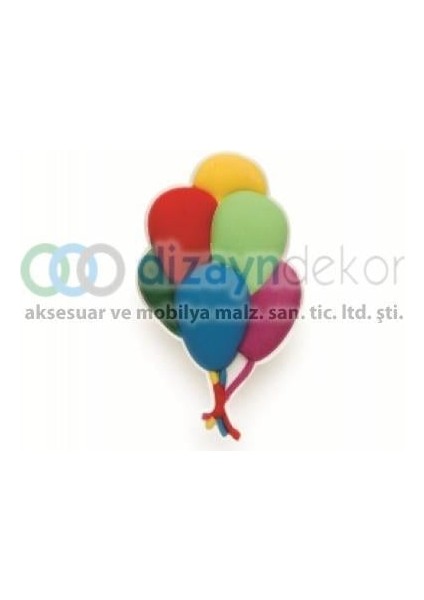 Renkli Balon Çocuk Bebek Kulp Serisi