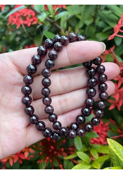Granat (Lal) Doğal Taş Bileklik fırsatları