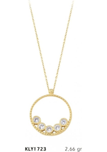 14 Ayar Halka Içi Beştaş Kolye KLY1723