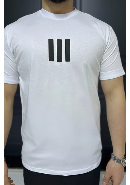 Kol Katlamalı Baskılı Erkek Tişört P-00015997 modelleri