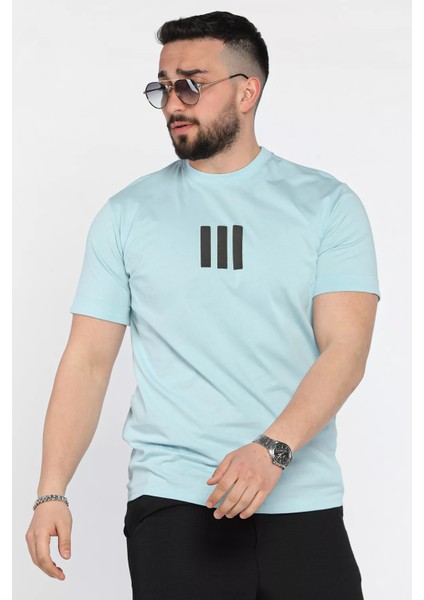 Kol Katlamalı Baskılı Erkek Tişört P-00015997 fiyatları
