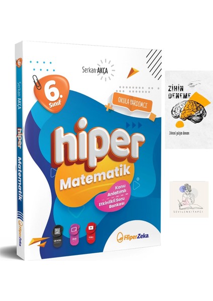 Hiperzeka 6.sınıf Matematik Konu Anlatımlı Soru Bankası(Serkan Akça)Zihin DENEME-SSSK35