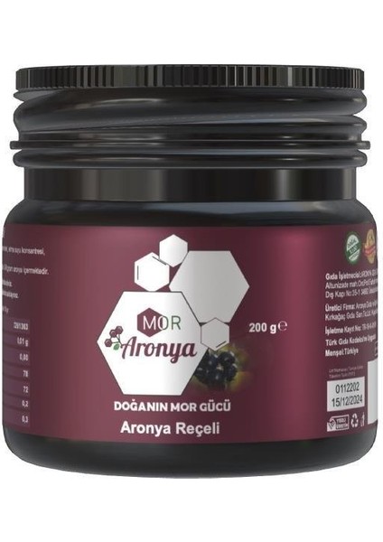 Mor Aronya Aronya Reçeli 200 gr
