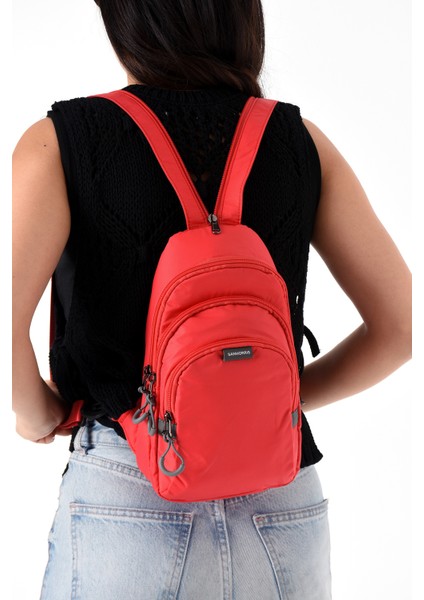 Paraşüt Kumaş Suya Dayanıklı Çapraz Ve Sırt Askılı Body Bag