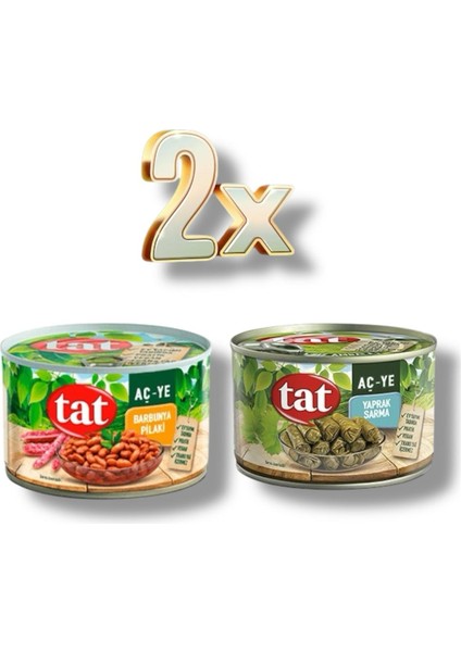 Barbunya Pilaki 400G , Yaprak Sarma 2 Adet 400G (Hazır Yemek)