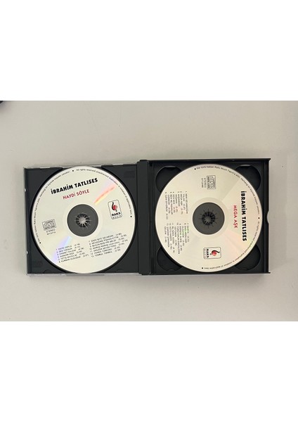 Ibrahim Tatlıses Haydi Söyle Mega Aşk Ah Keşkem 3 Cd'lik Özel Set (Orijinal Dönem Baskı Cd)