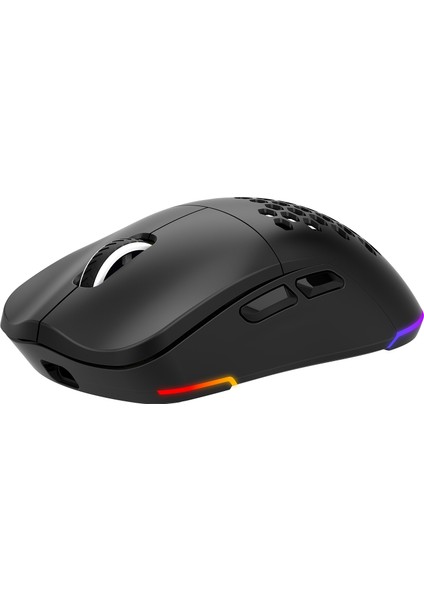 Blinkpro Bluetooth-Kablosuz-Kablolu Rgb Şarjlı 24000 Dpı 3311 Hafif Gaming Mouse Oyuncu Mouse SİYAH