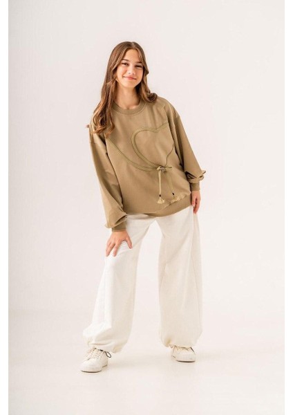 Kız Çocuk Önü Fiyonklu Sweat