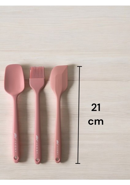 Isıya Dayanıklı 12 Prç Silikon Spatula Kepçe Kaşık Kevgir Çeyiz Seti