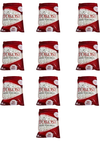 Toros Pamuklu Filtre Zıvana 6.5 mm 10 Paket