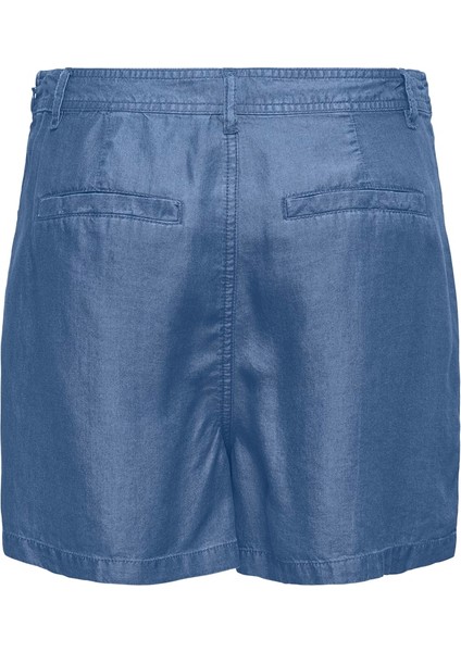 Kadın Mid Waist Lacivert Şort Etek - 15337934 fiyatları