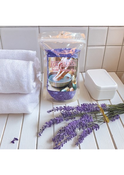 Lavanta Aromalı Ayak Bakım Tuzu 650 gr