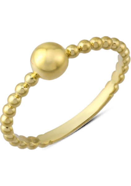 14 Ayar Altın Top Top Yüzük YZK209