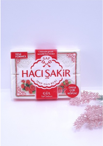 Gül Kokulu Saf Sabun 4*150 gr
