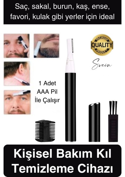 Kişisel Burun Kulak Kılı Alma Ve Temizleme Makinası Favori Ense Kaş Şekillendirme Bıyık Sakal