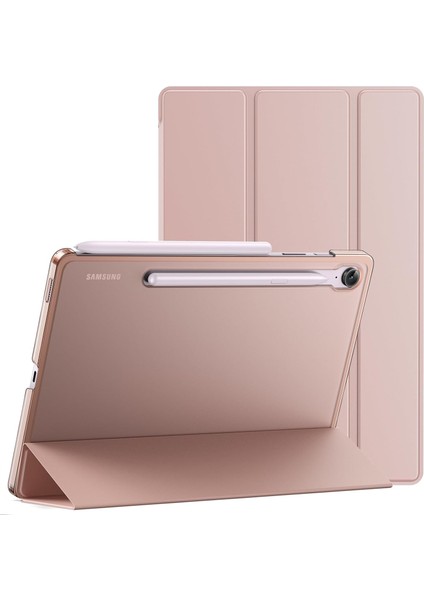 Samsung Galaxy Tab S10 Fe 10.9 Inç Tablet Kılıfı Akıllı Smart Uyku Modlu Katlanabilir Arkası Renkli Standlı Kılıf SM-X520 X526 X528