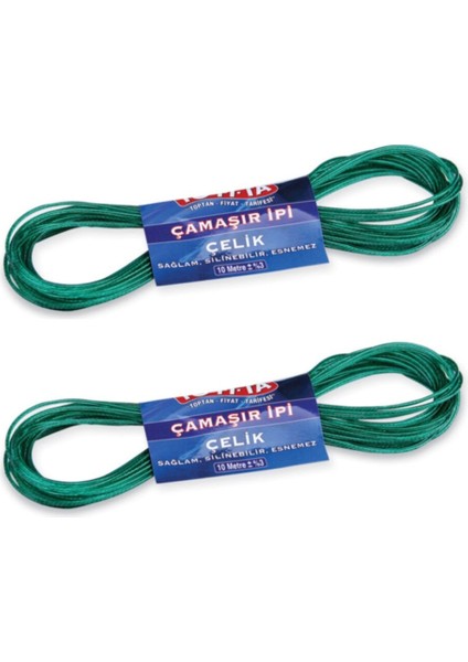 Çelik Çamaşır Ipi 2X10 Metre