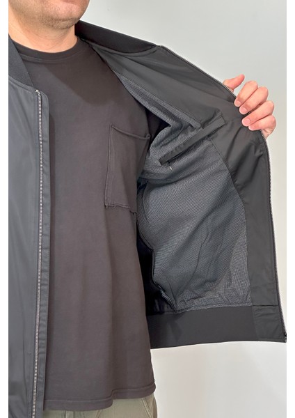 Erkek Kolej Yaka Mevsimlik Ceket Tek Üst REU-9127 Siyah fiyatları